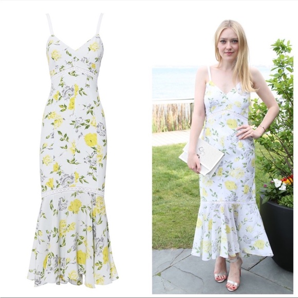 cinq a sept Dresses & Skirts - Cinq á Sept Jolene Midi Sheath Dress In Sunglow Multi Size: 2
